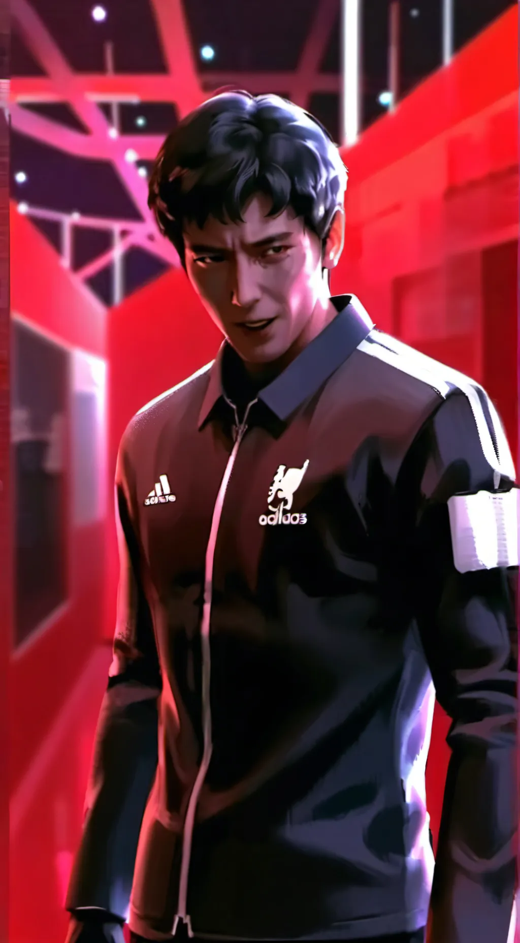 ai character: Squid game ￼ background