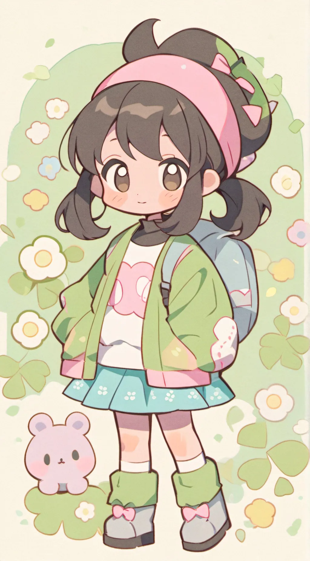 ai character: Lily 2 background