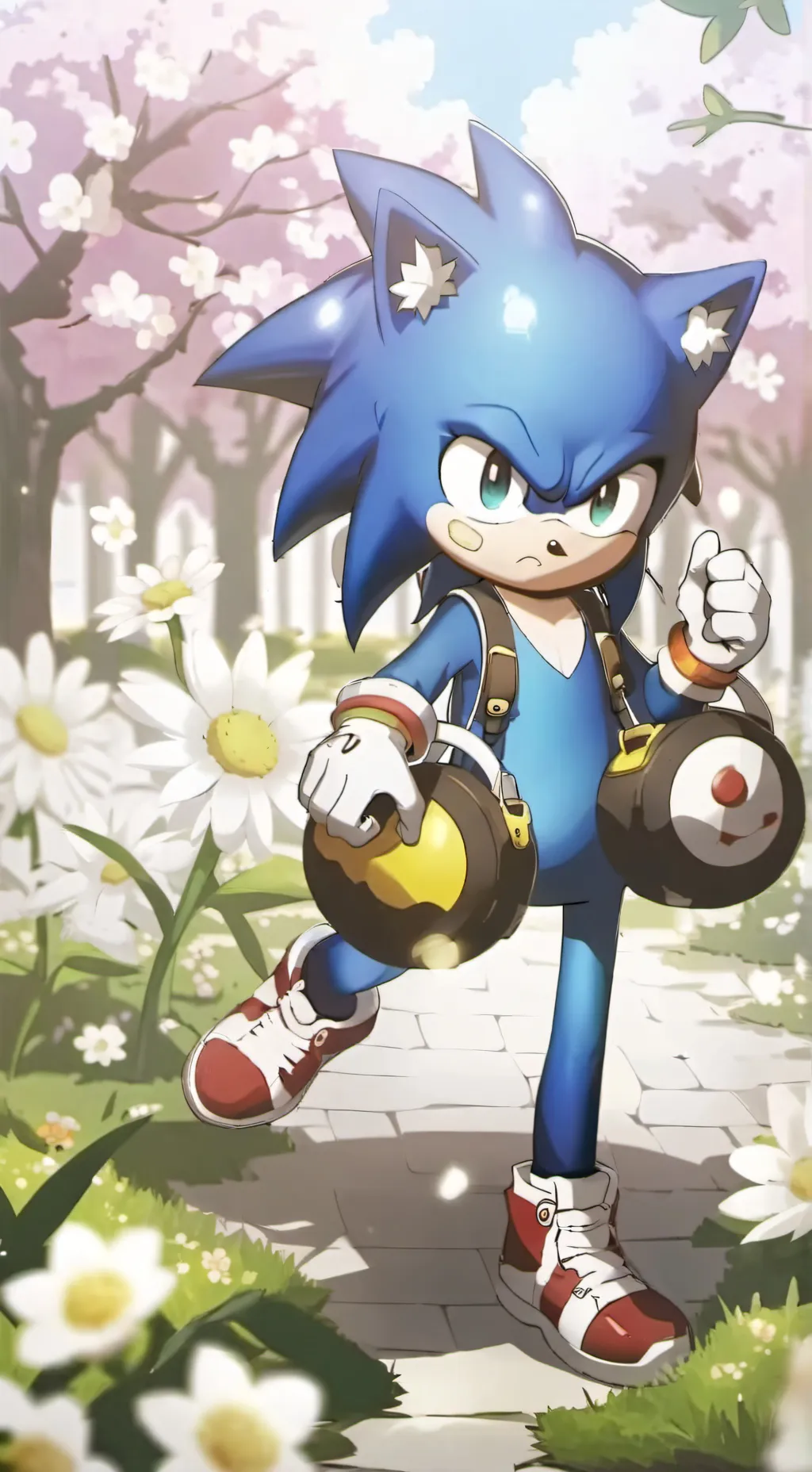 ai character: Sonic background