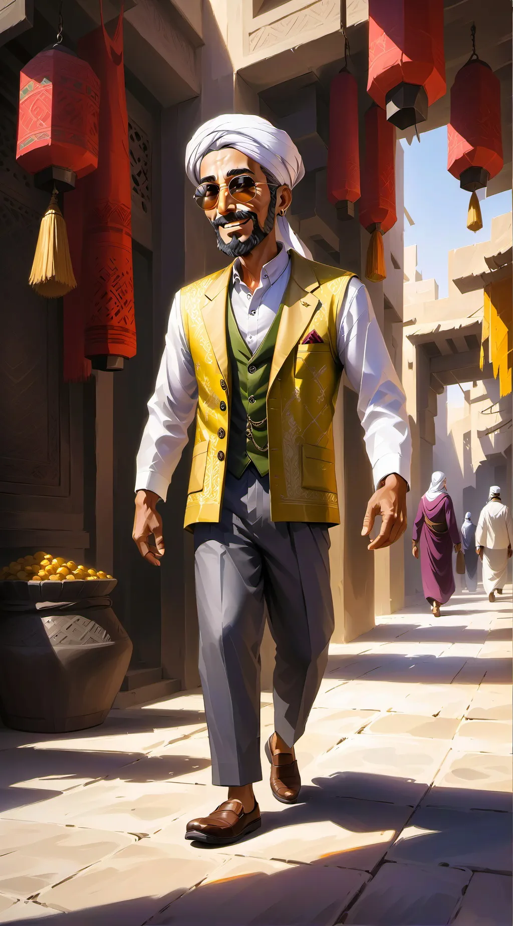 ai character: OSAMA background