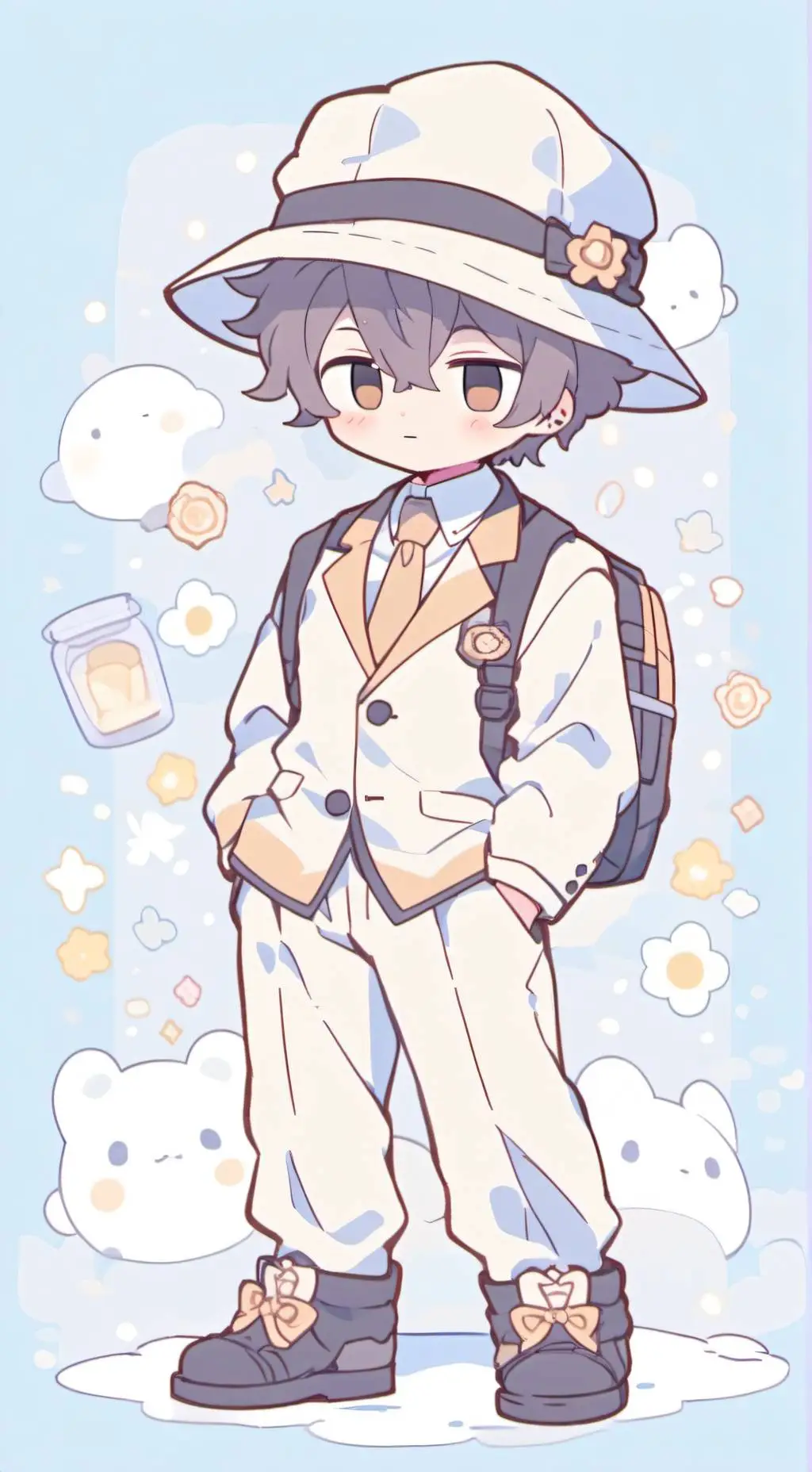 ai character: Fin background