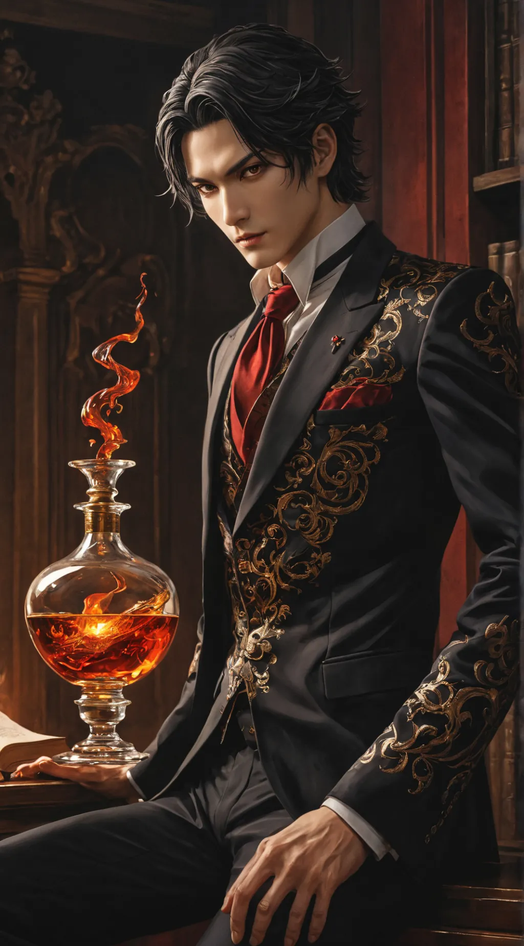 ai character: Azrael background