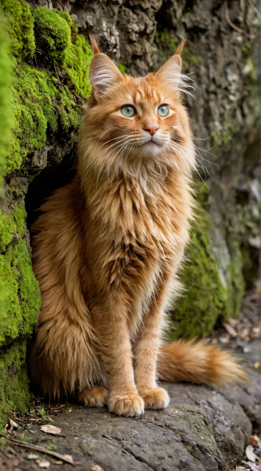 ai character: Lions-Moon background