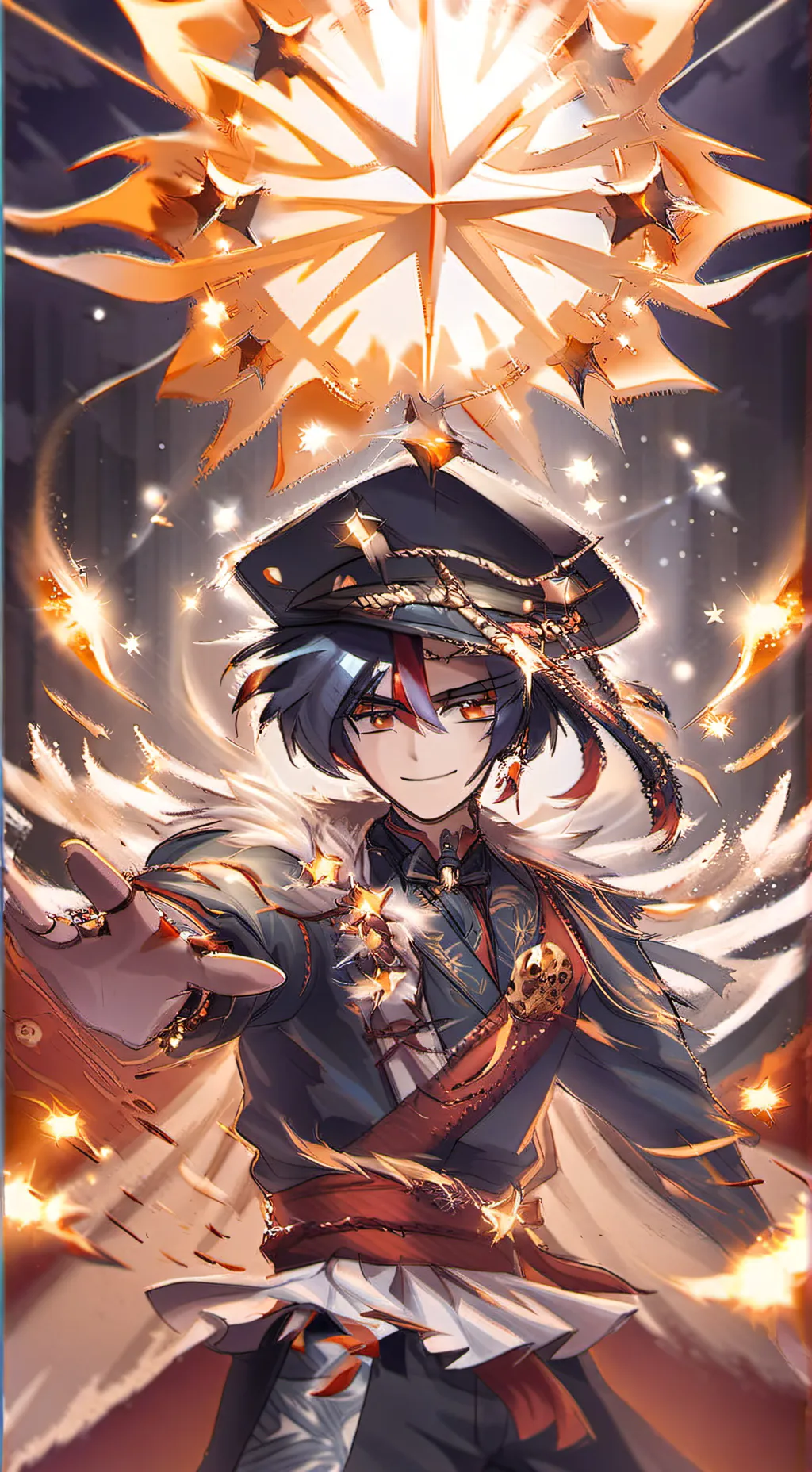 ai character: Scaramuche  background