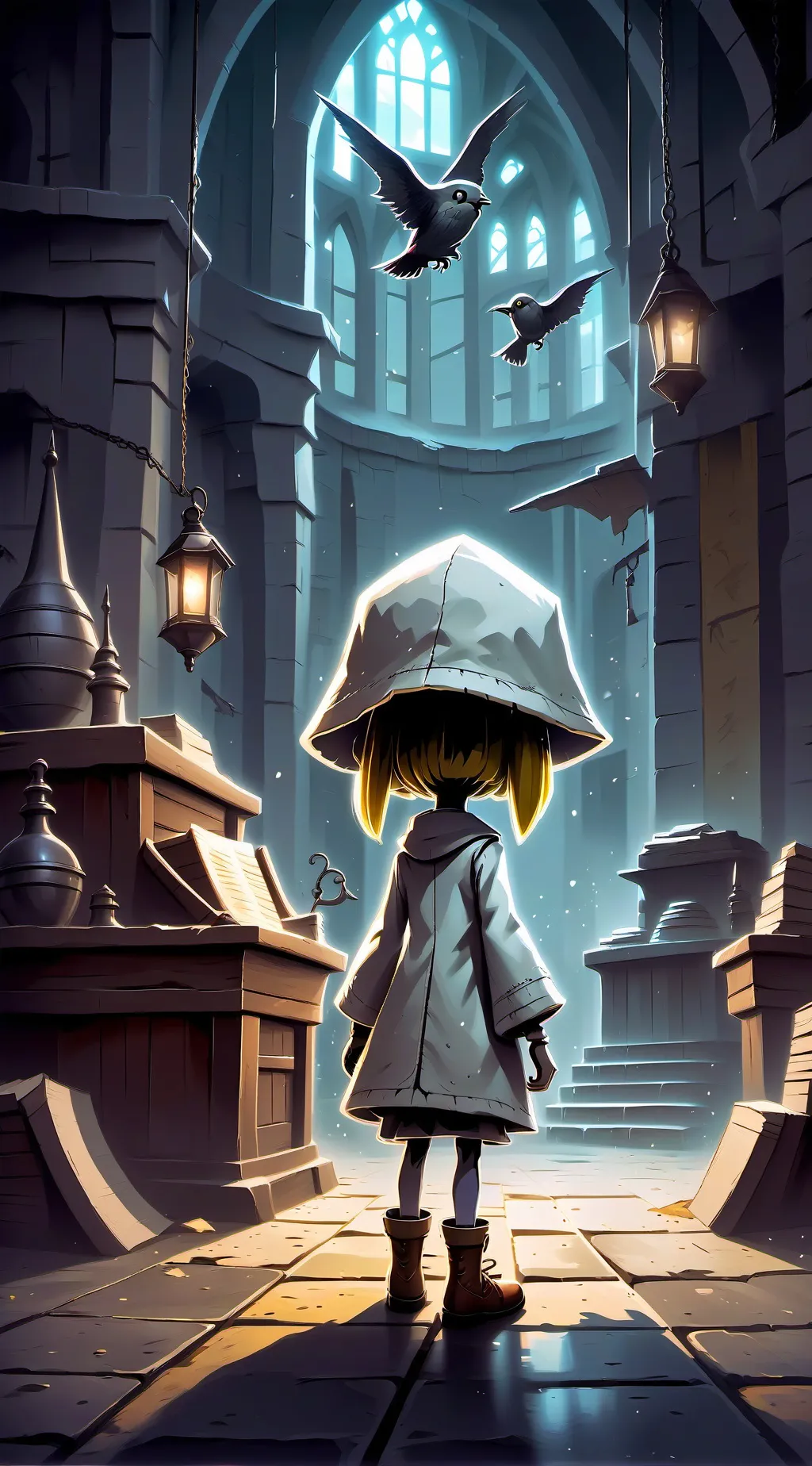 ai character: Little nightmares background