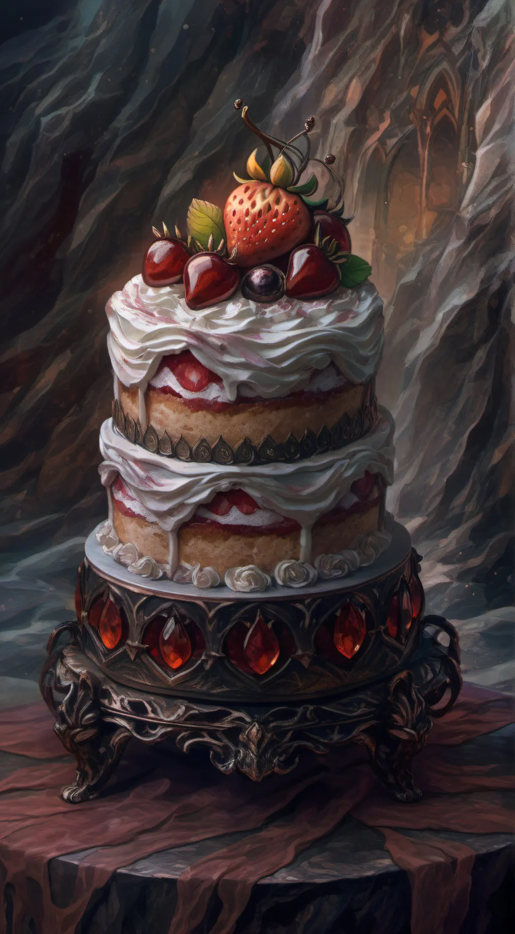 ai character: Fruitcake agnst? background