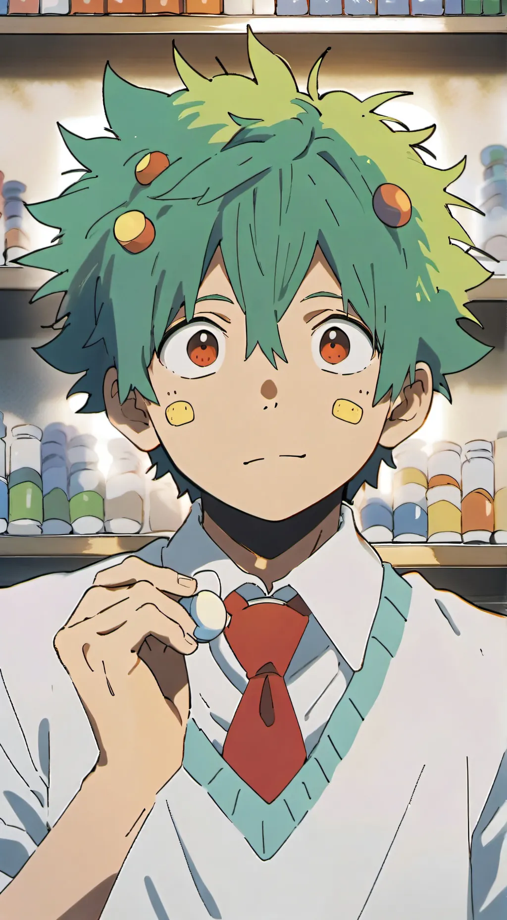 ai character: MHA MIDDLE SCL background