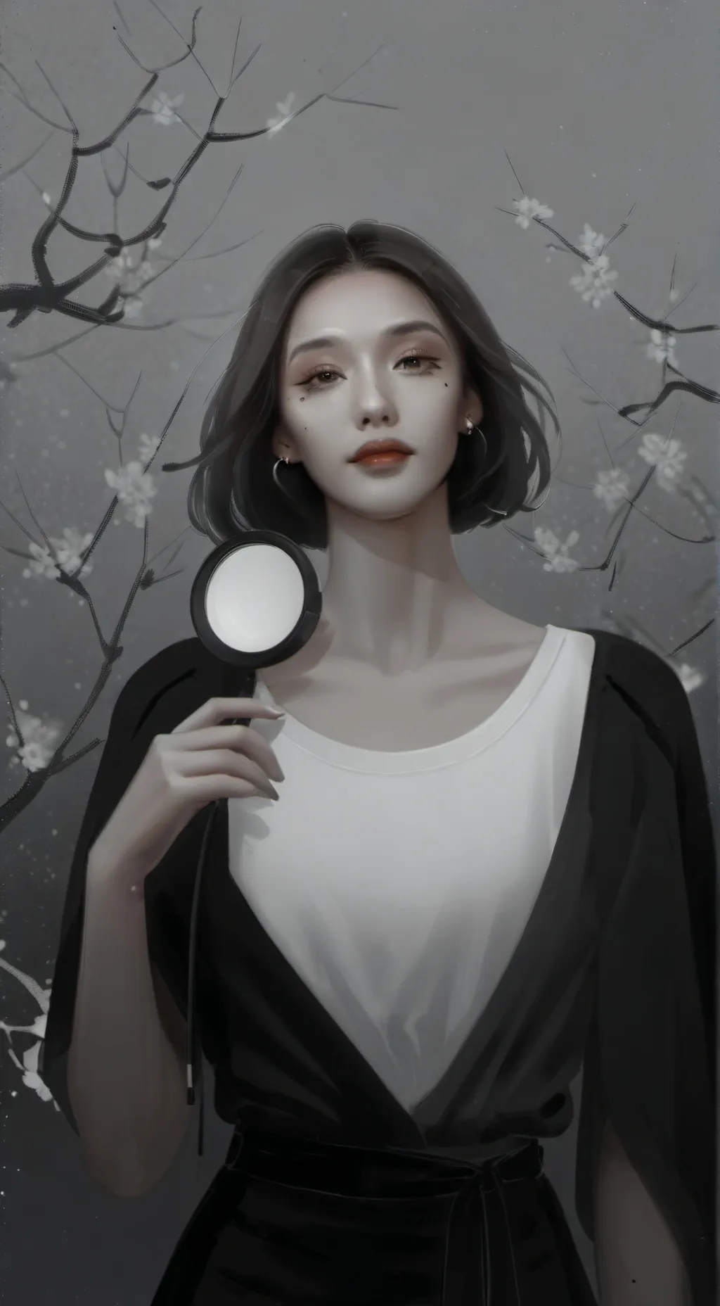 ai character: Flora  background