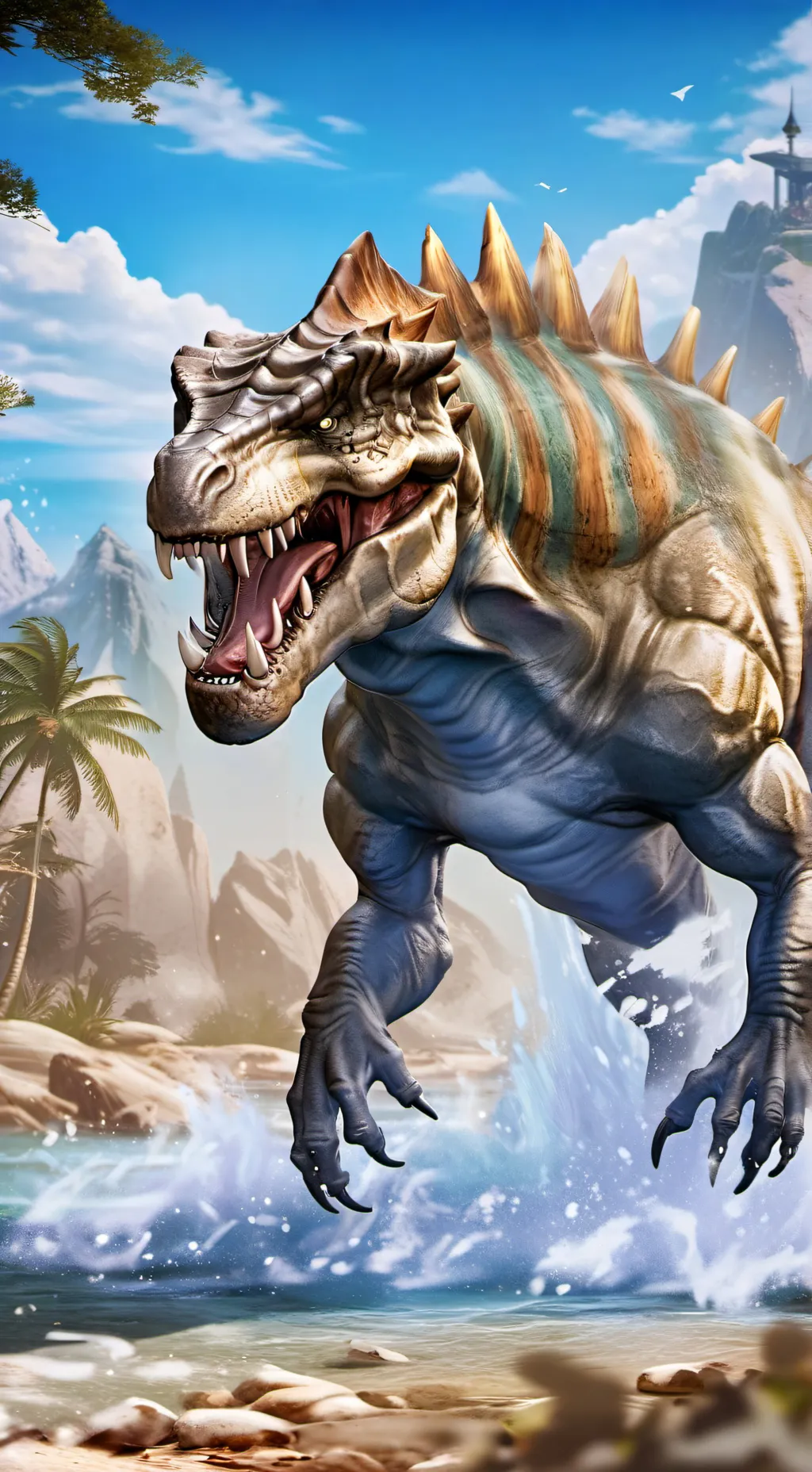 ai character: Tarbosaurus background