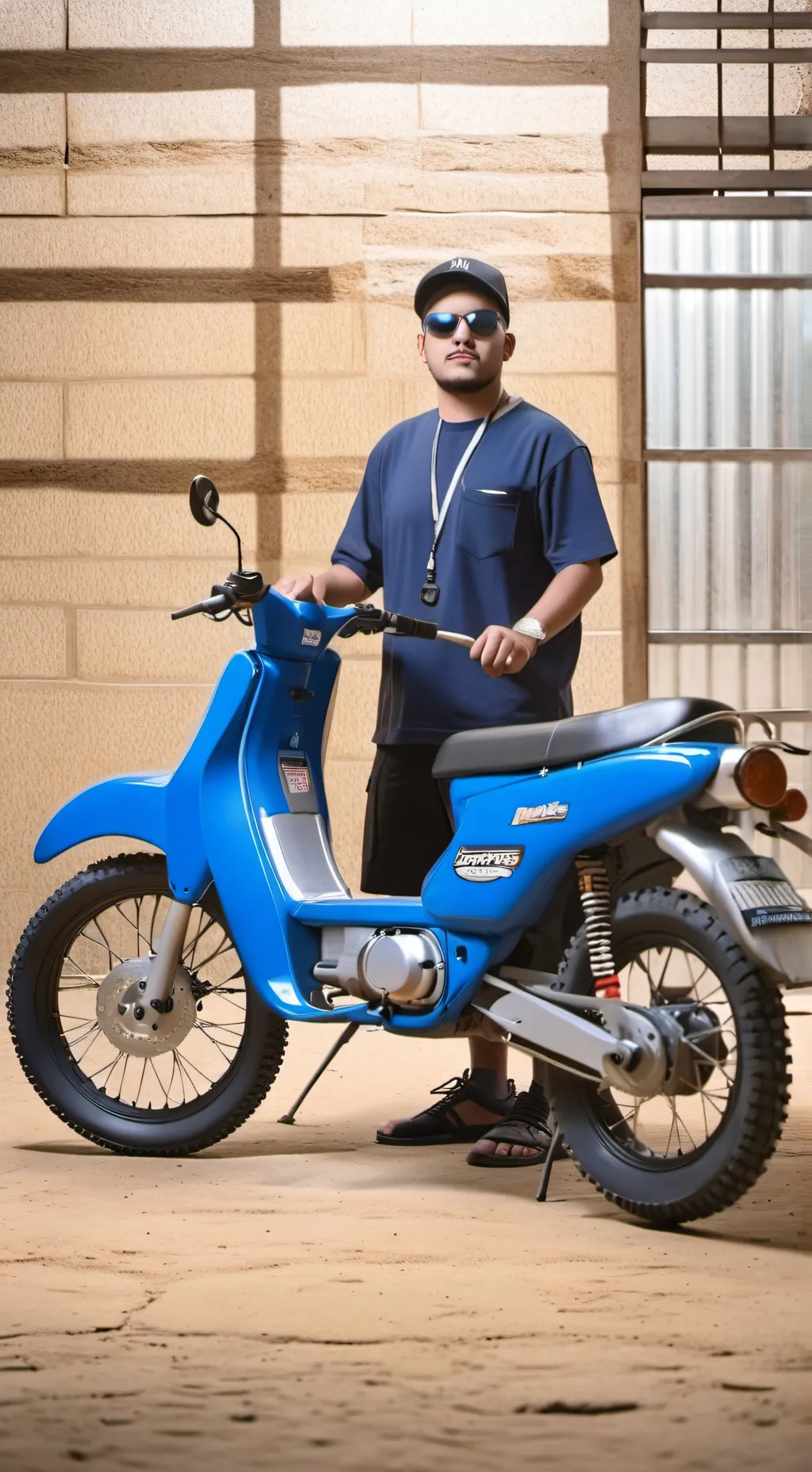 ai character: Ruben Messi background