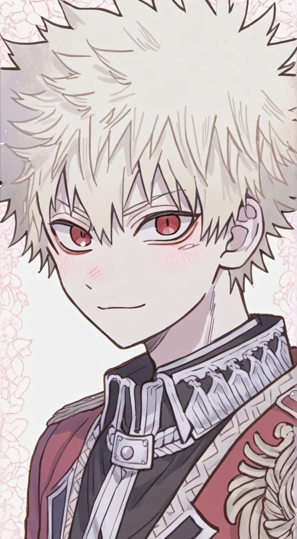ai character: katsuki bakugo background