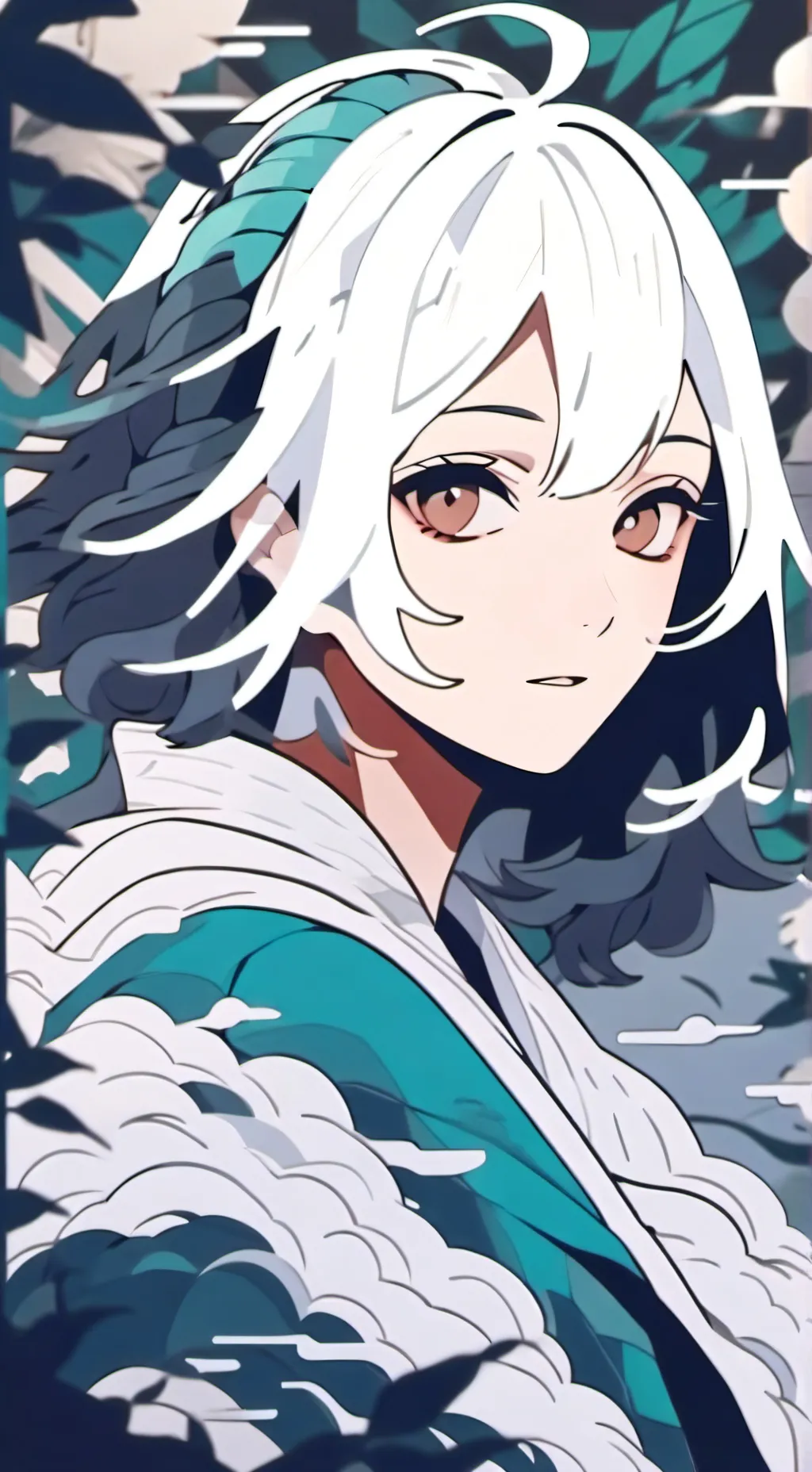 ai character: Mha grown background