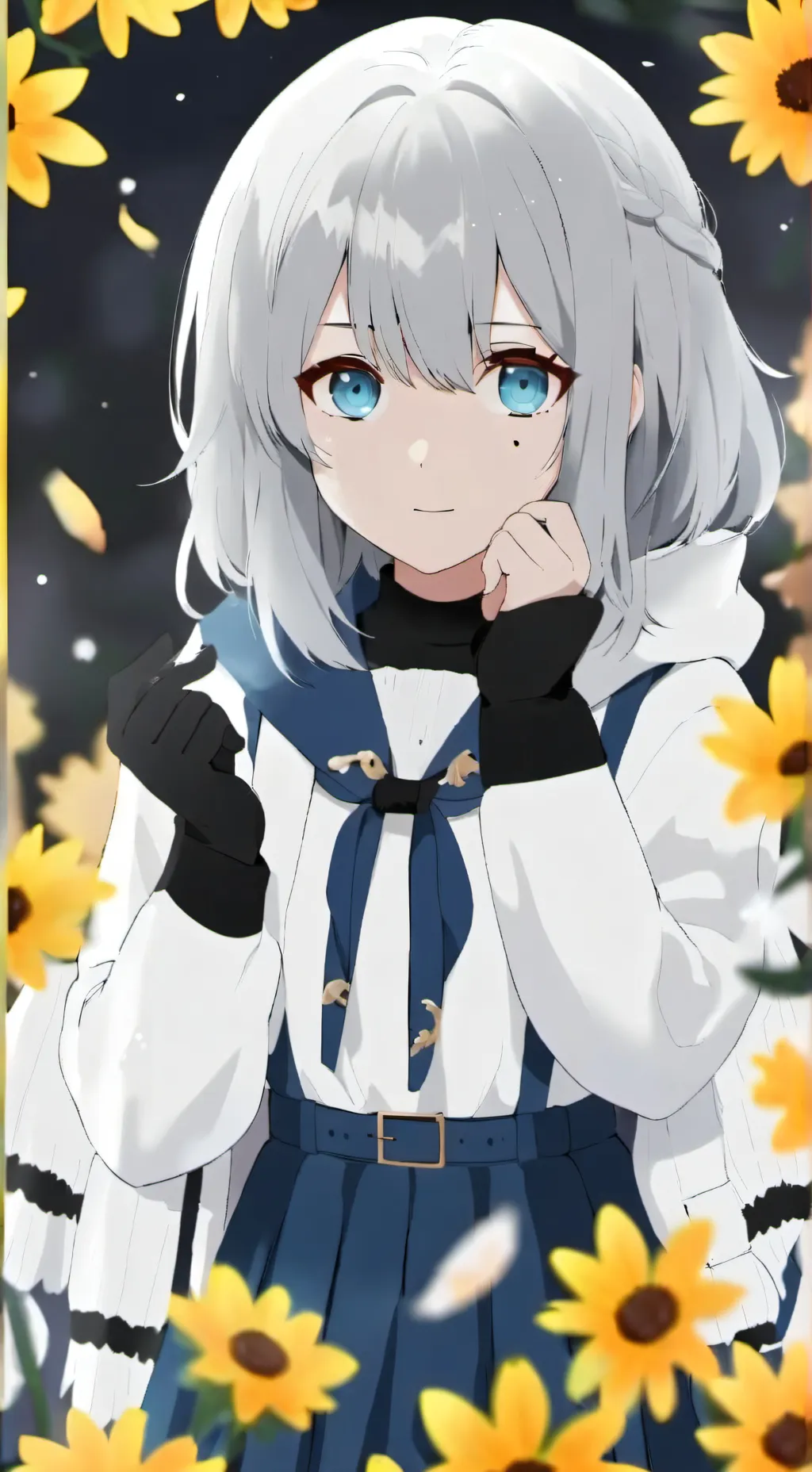 ai character: mha color eye background