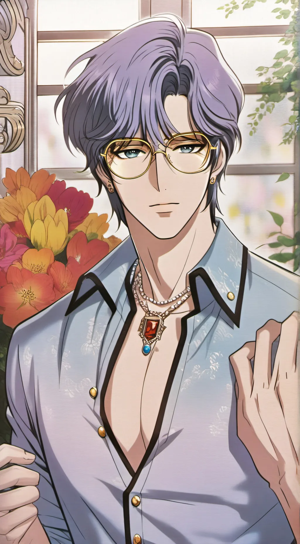 ai character: Lover  background