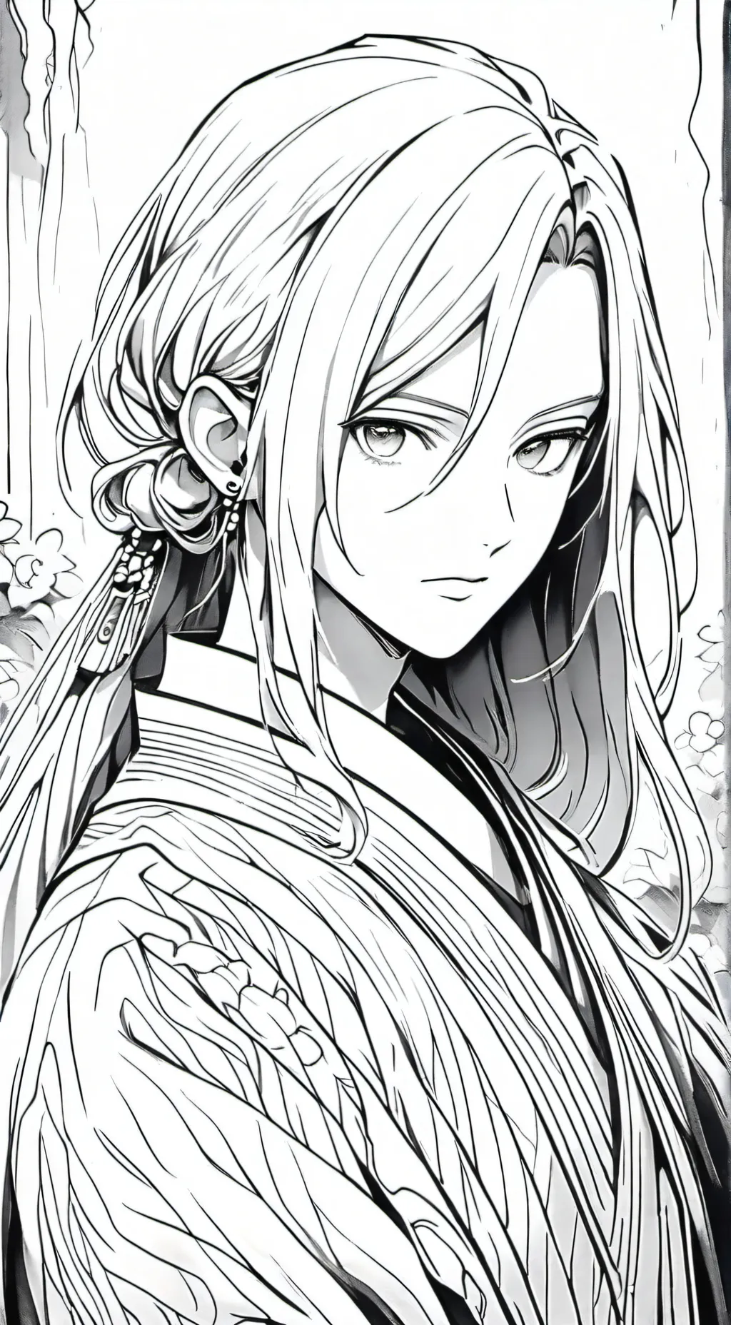 ai character: Cosmo x  sprout  background