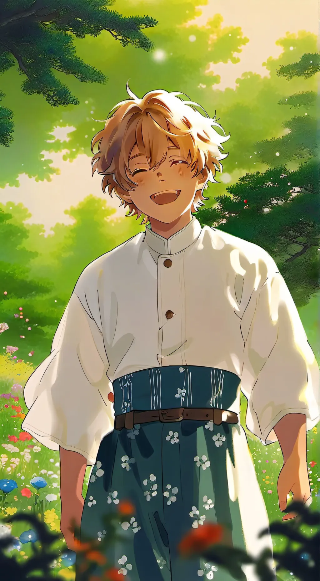 ai character: Emma, Ray, Norman background