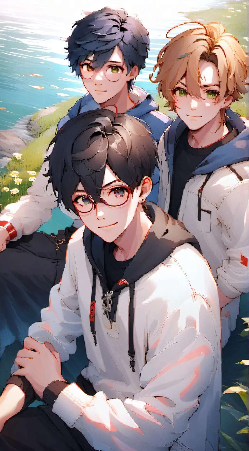 ai character: Jay,Lake,James background