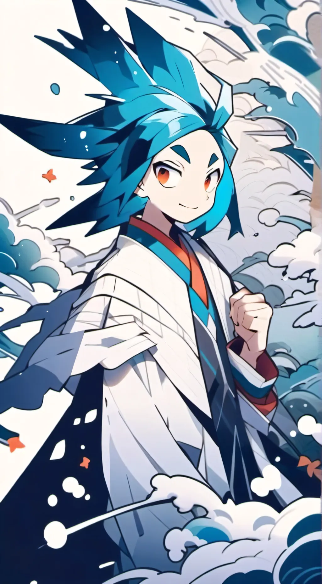 ai character: Sonic and friends  background