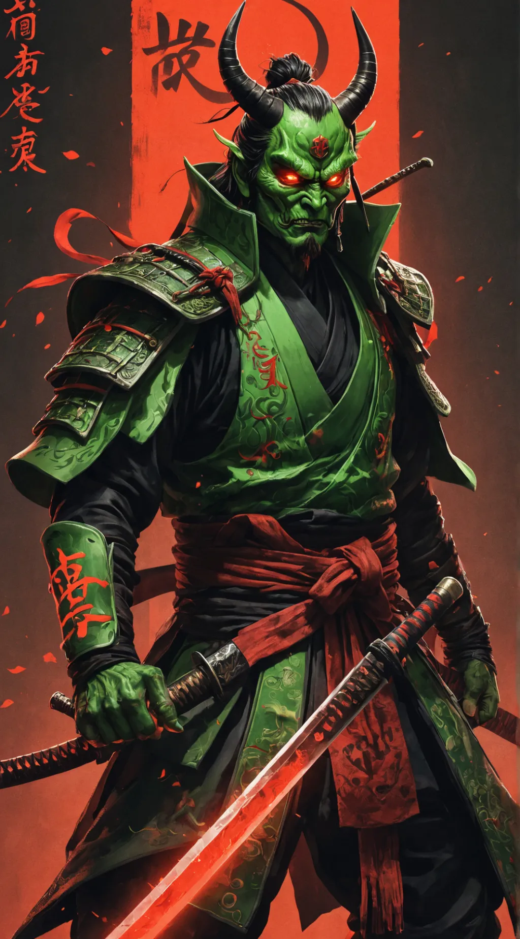 ai character: Soul Samurai background