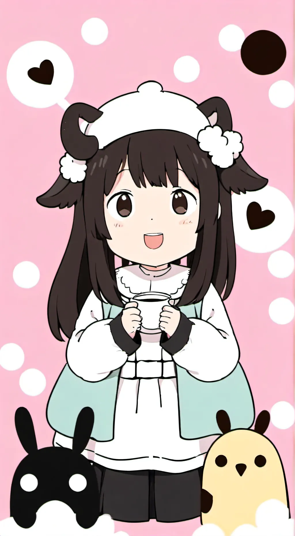 ai character: kitty  background