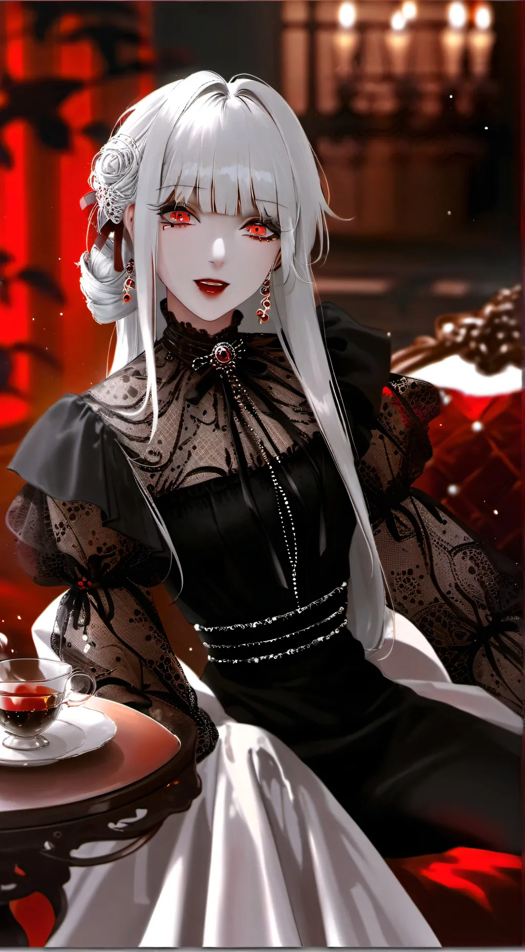 ai character: Luna background