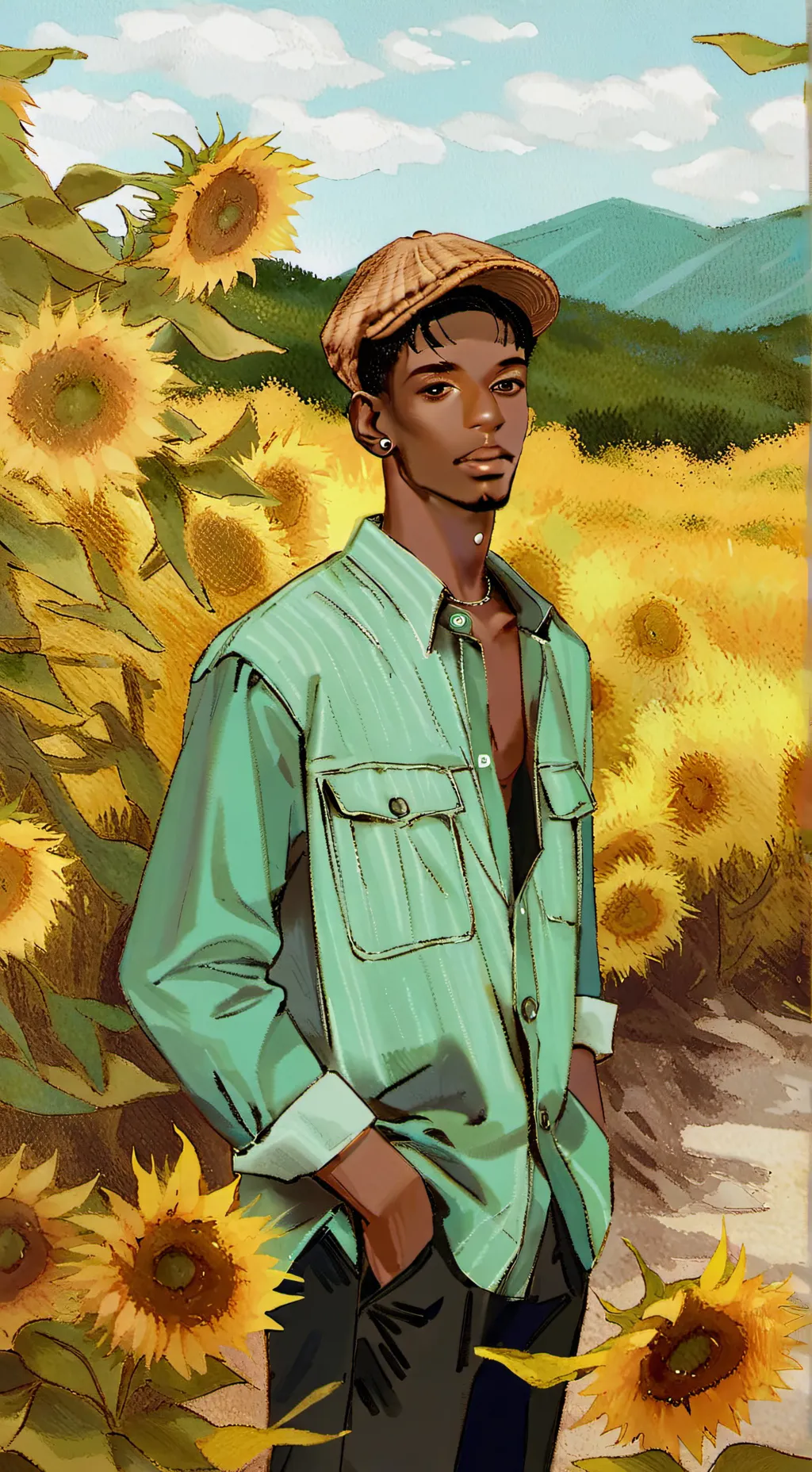 ai character: Jordan background