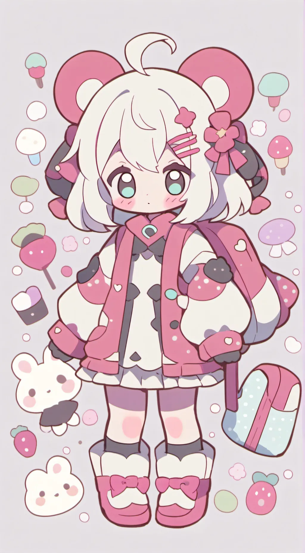 ai character: Mha new student background