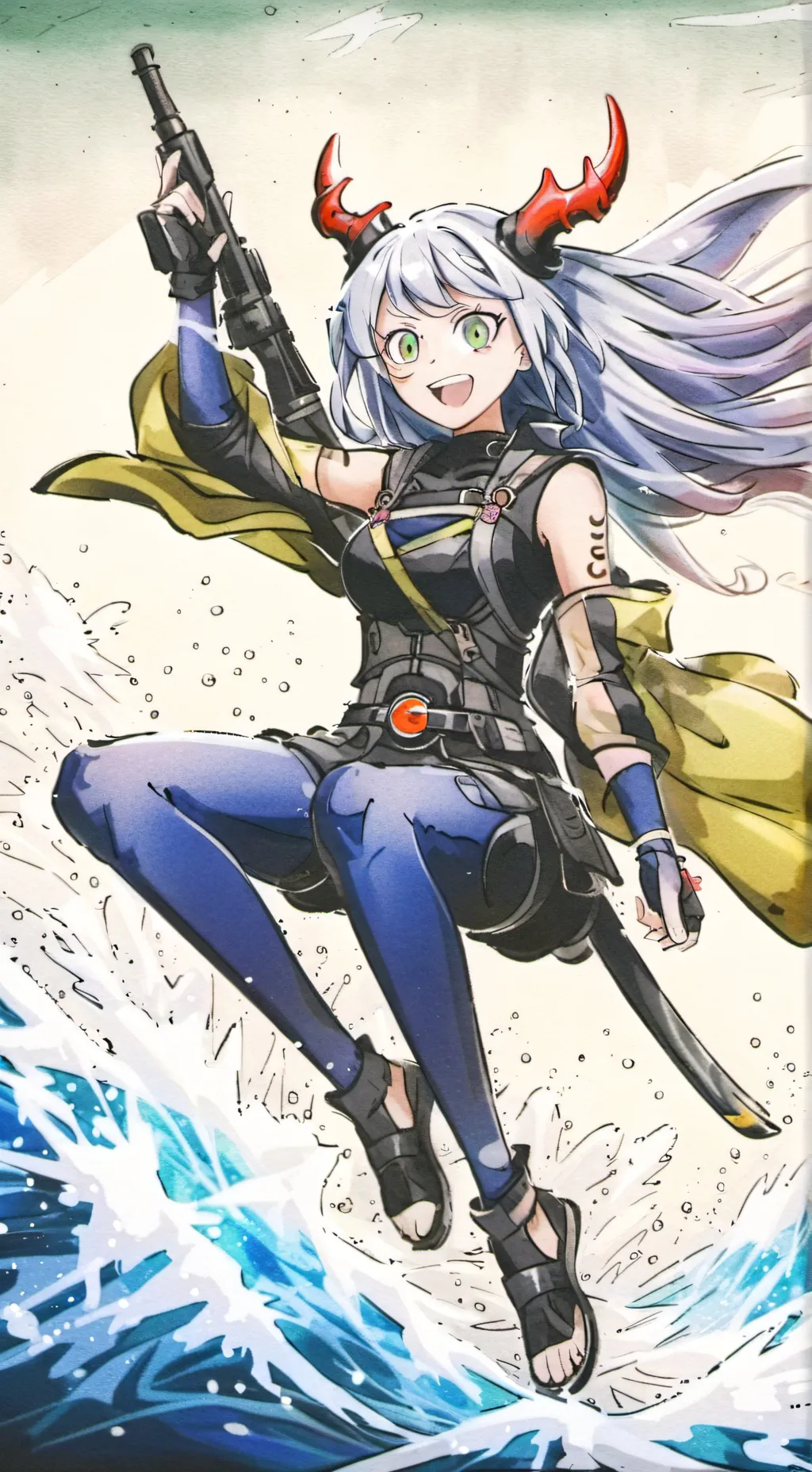 ai character: Nejire, Opposite background