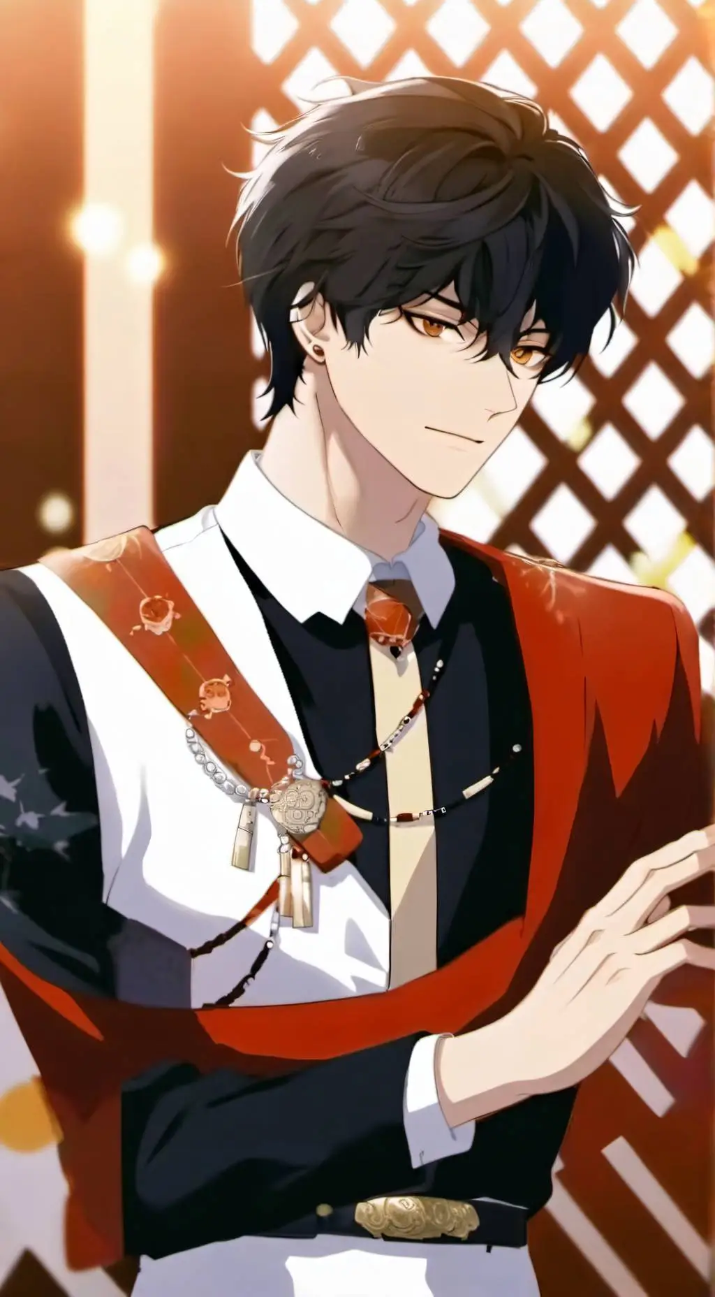 ai character: Lucas  background