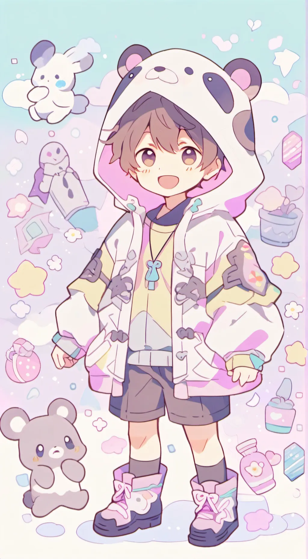 ai character: skz Seungmin background