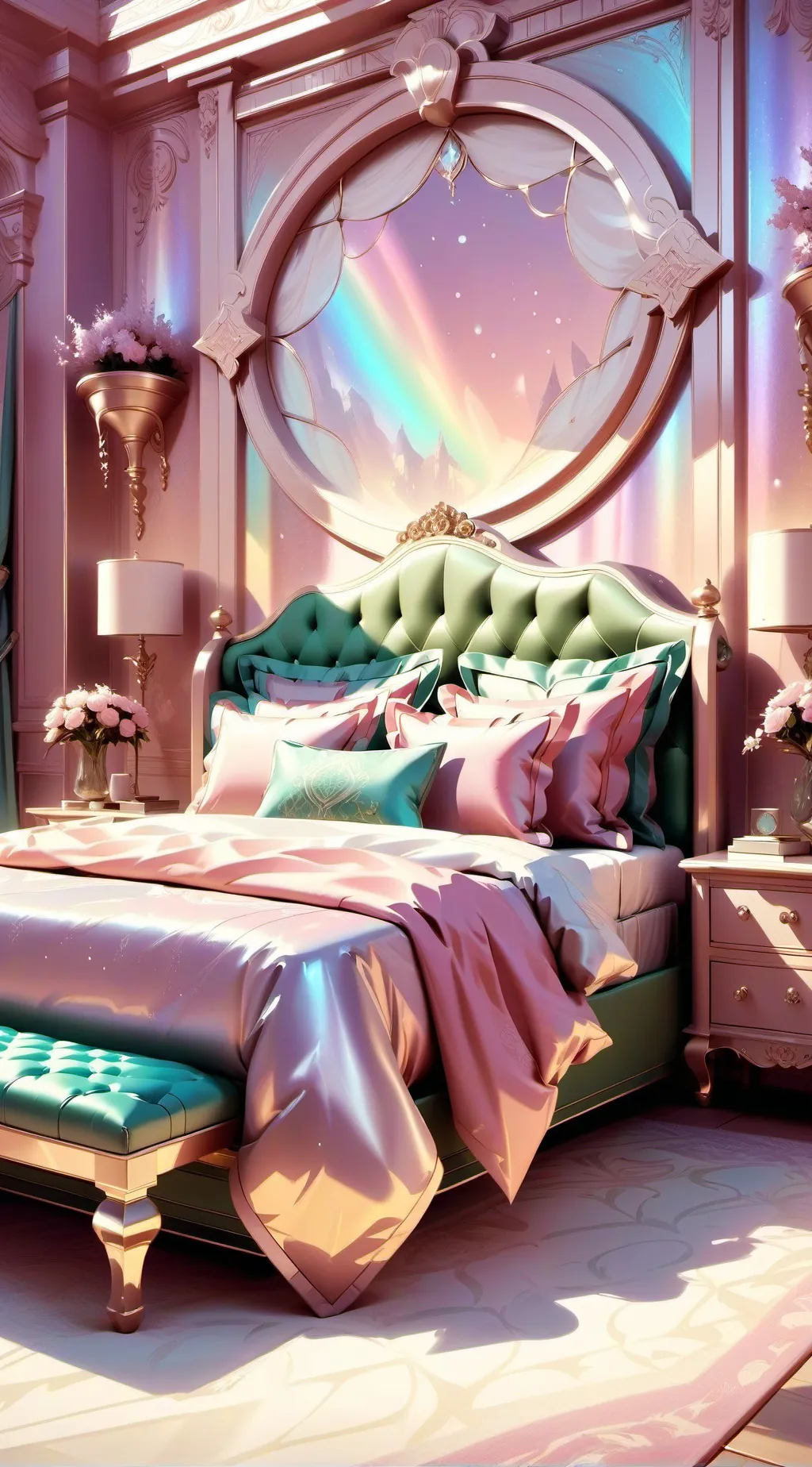 ai character: pinky nice room background