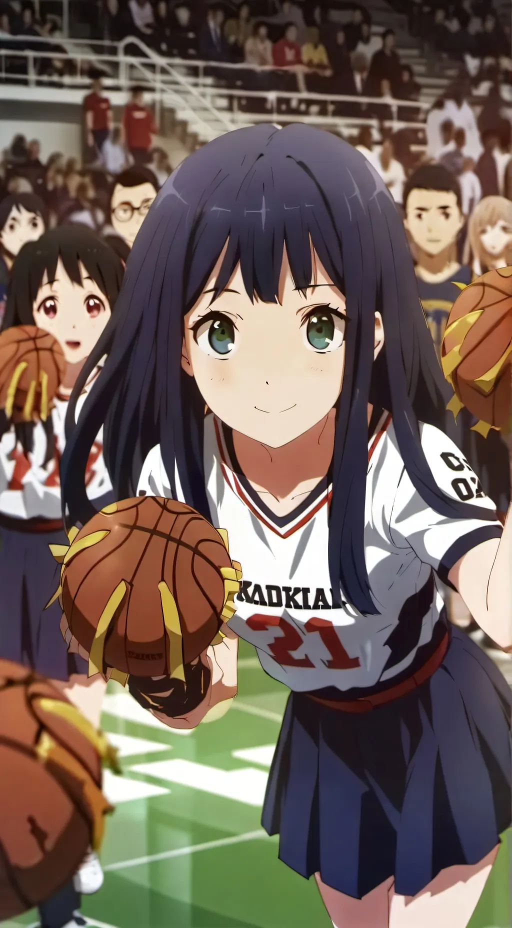 ai character: MHA BASKETBALLGAME background