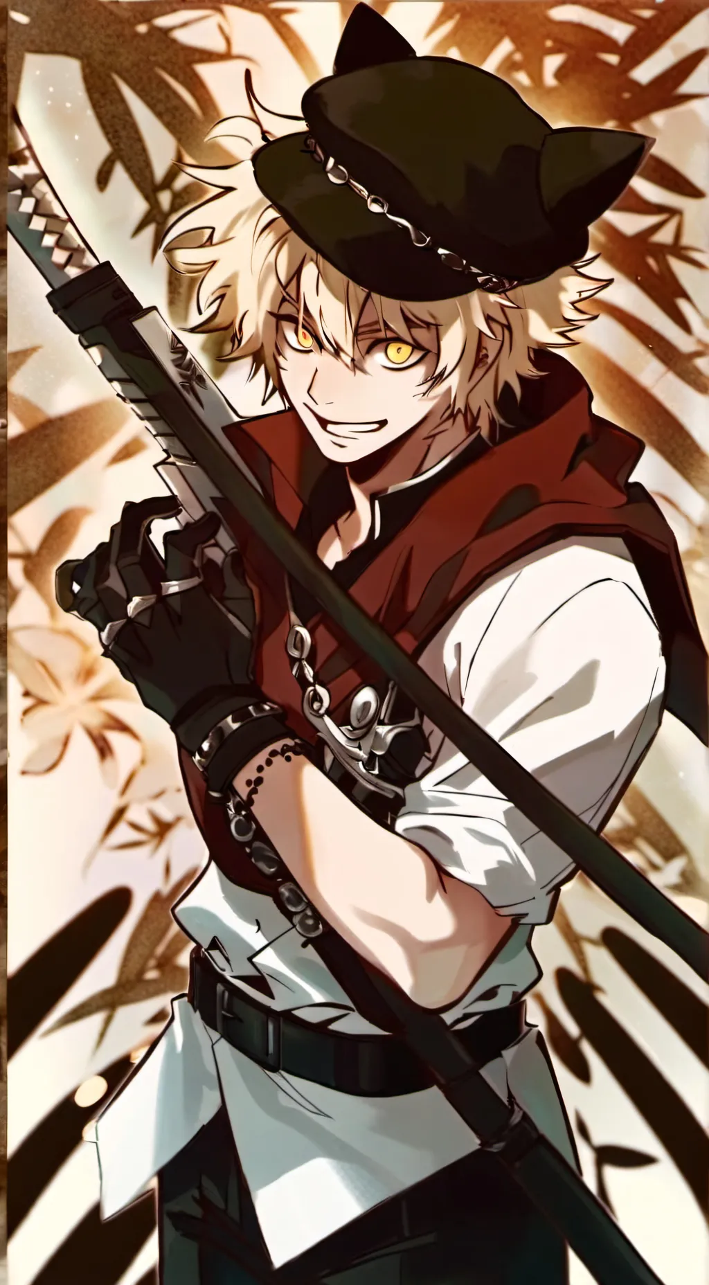 ai character: bakugo background