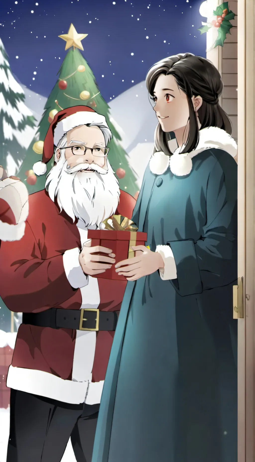 Talkie AI - Chat with you met santa 