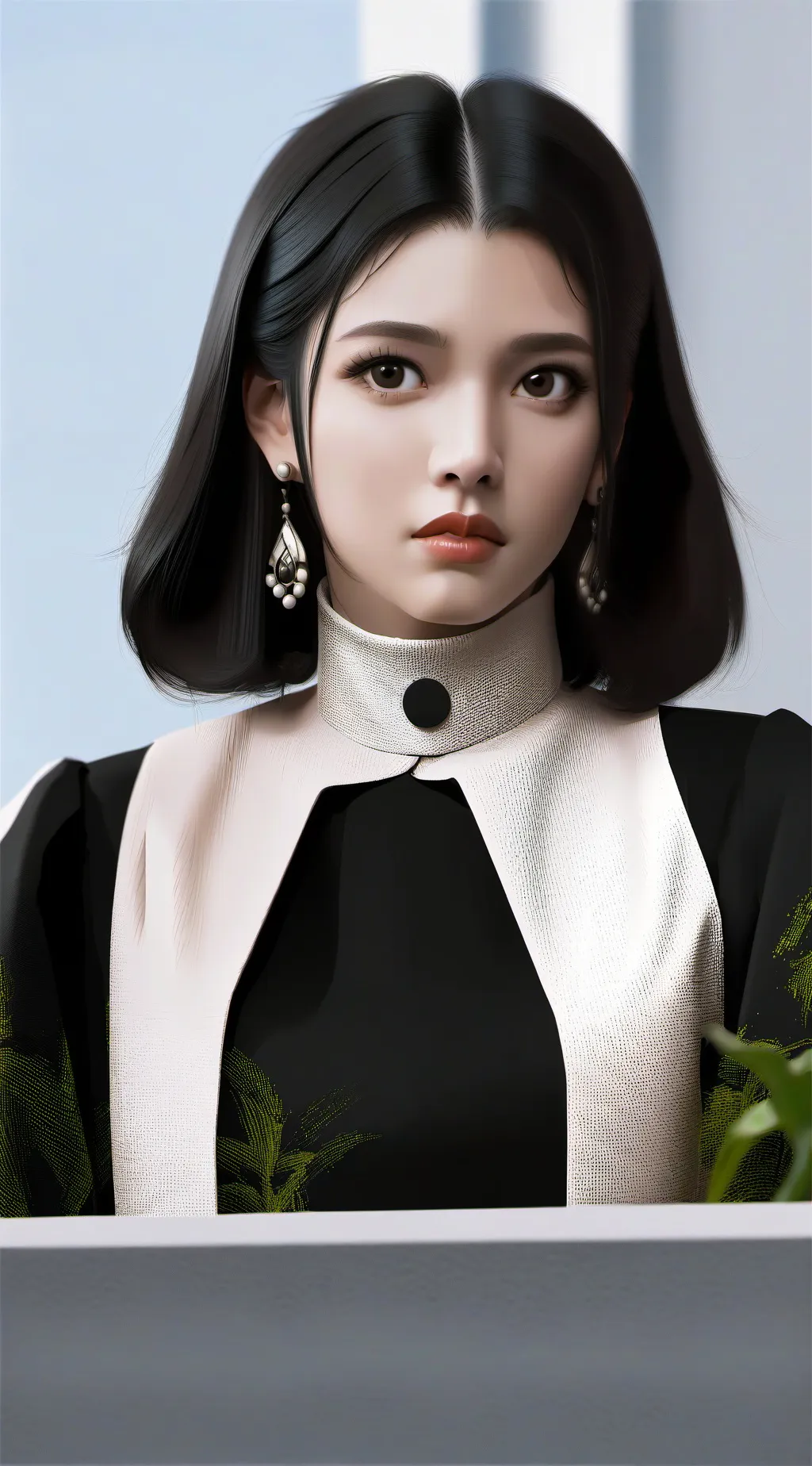 ai character: Clémence...guillo background