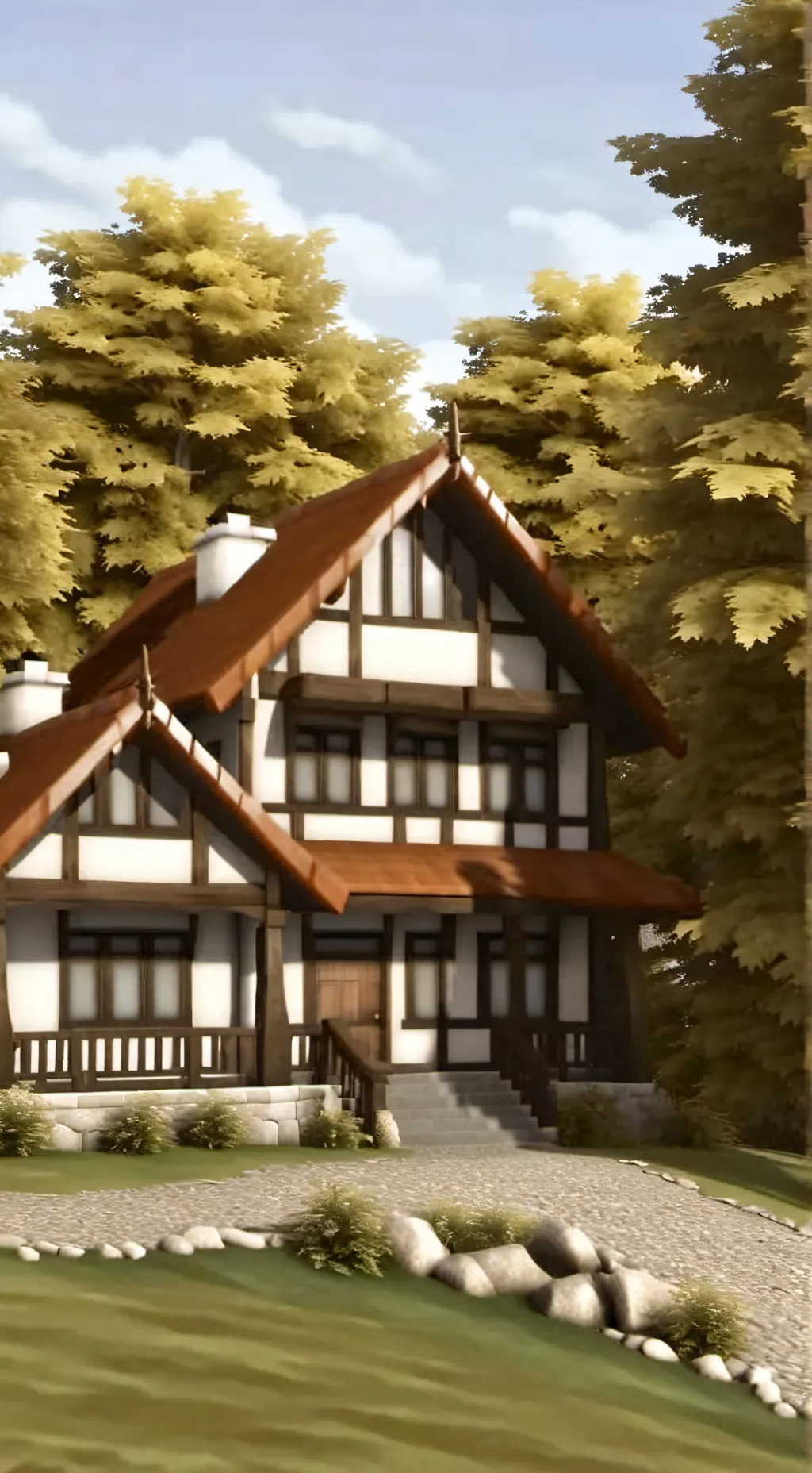 ai character: dandys world Walma background