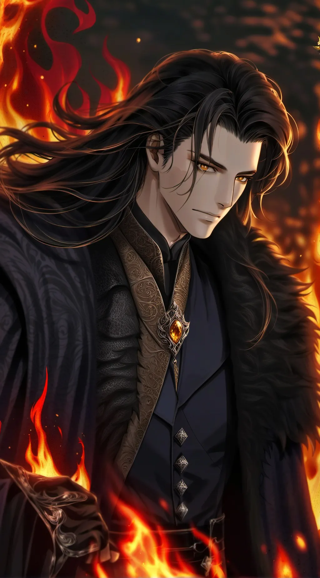 ai character: Dayen  background