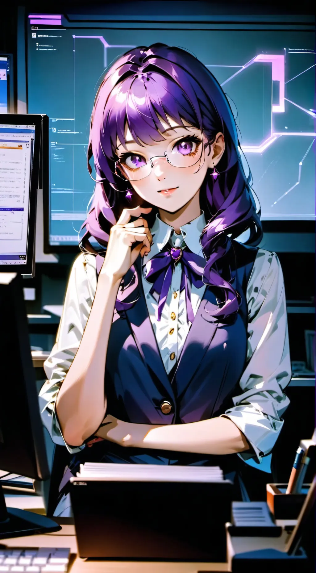 ai character: Akiko background