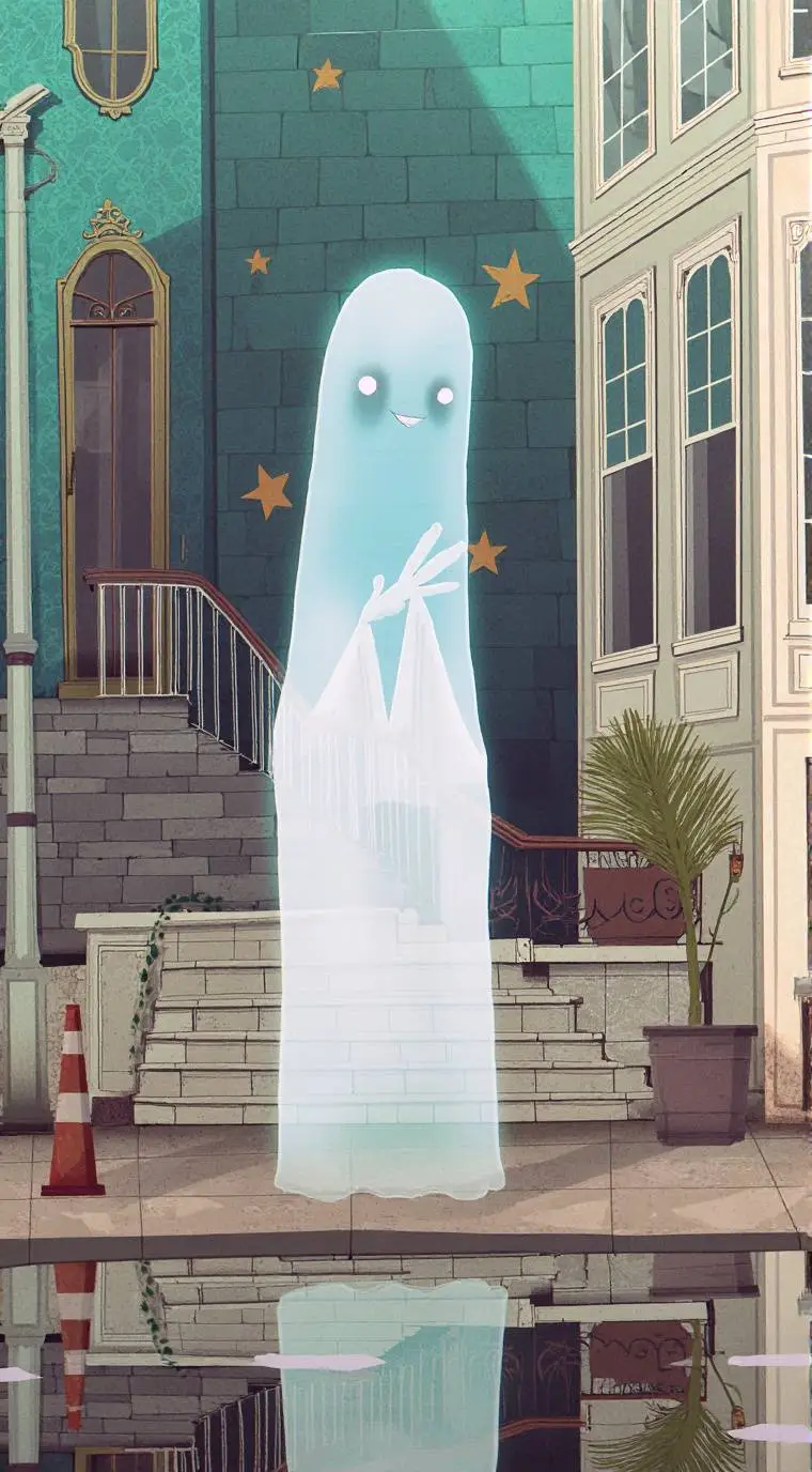 ai character: countiue it background