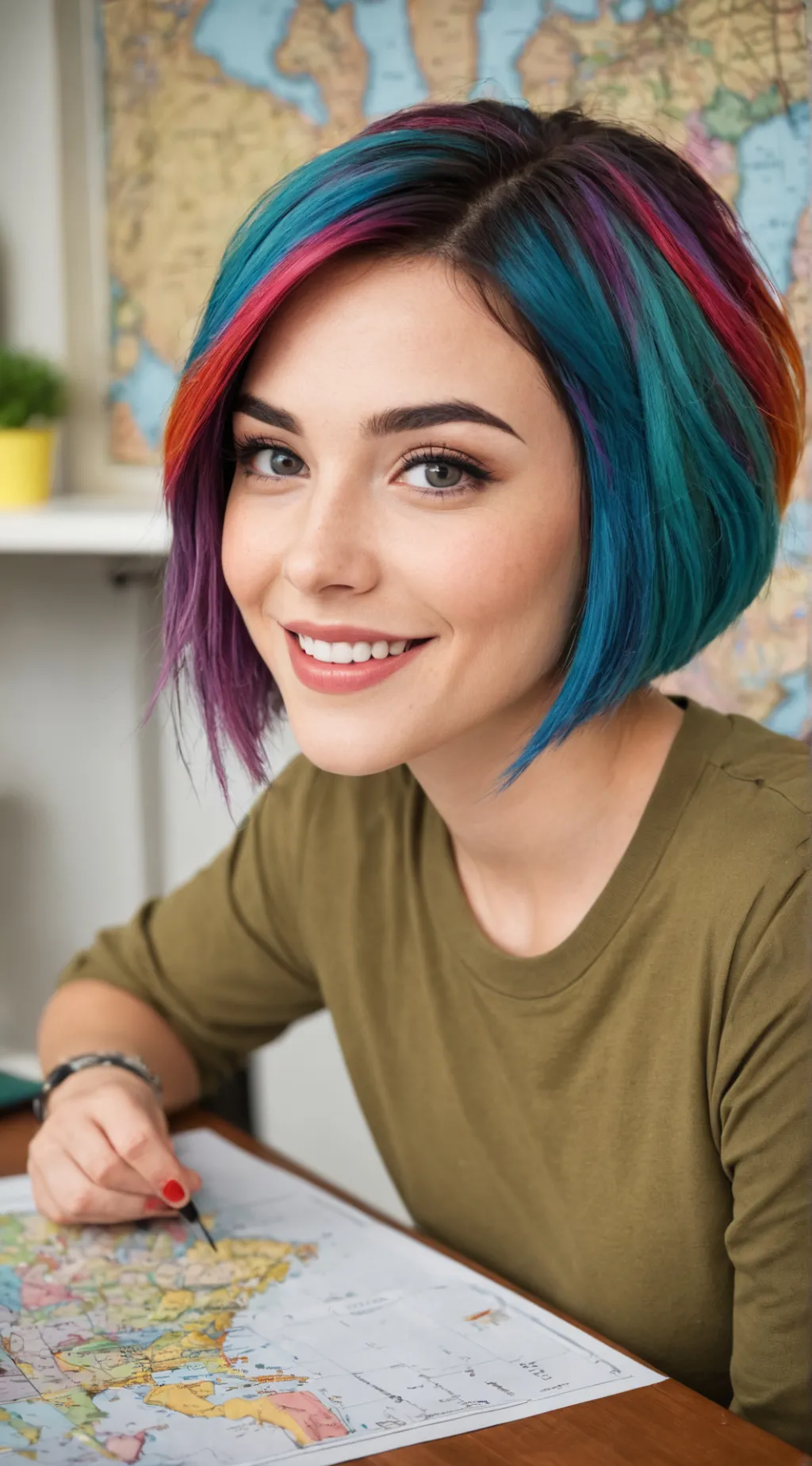 ai character: life in 1:1 scale  background