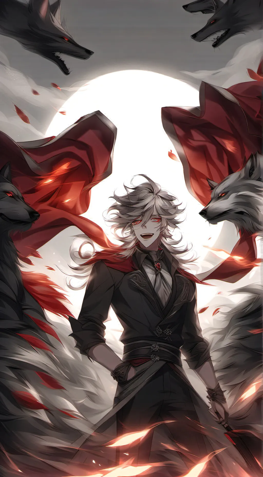 ai character: doumavehazbinotel background