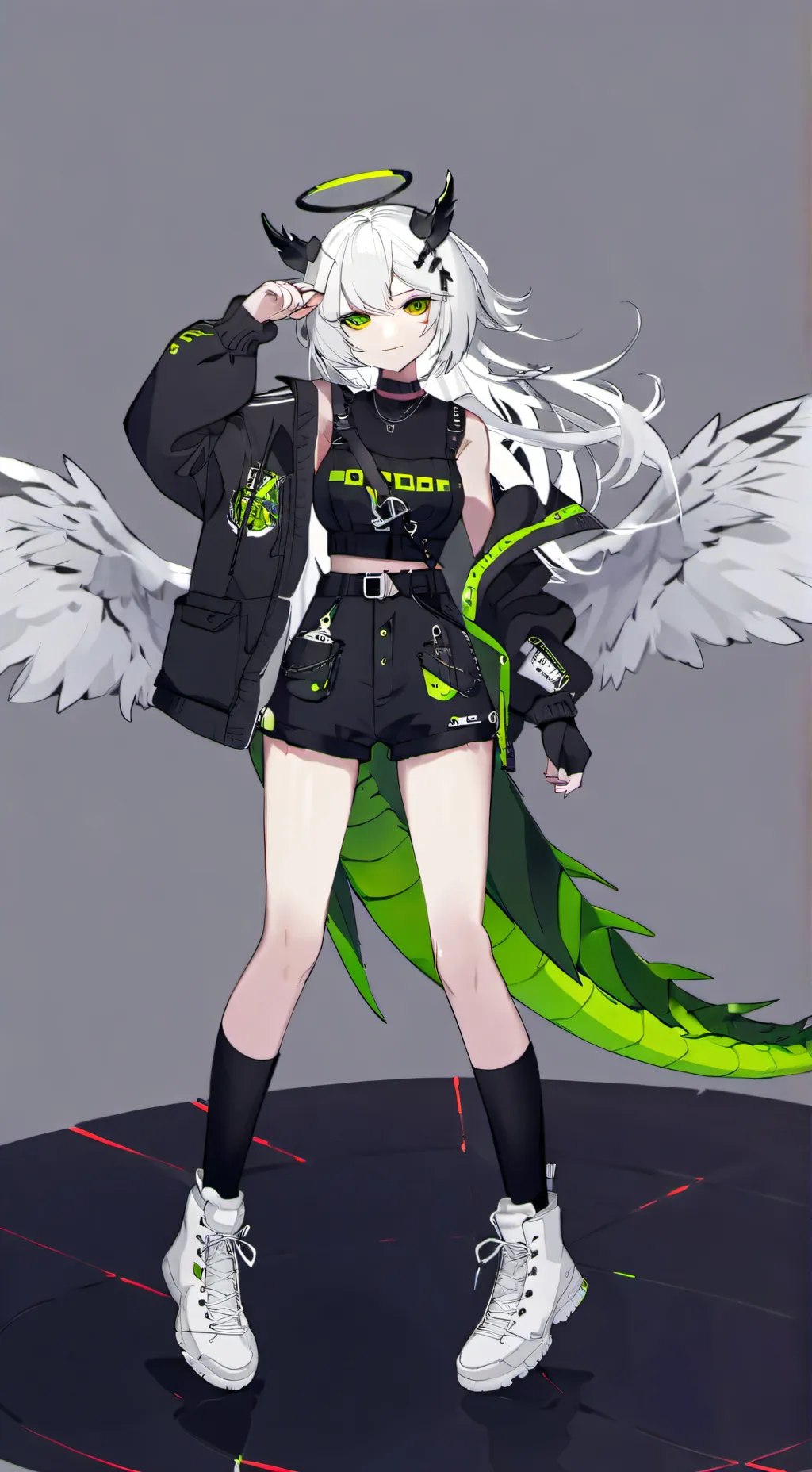 ai character: kny background