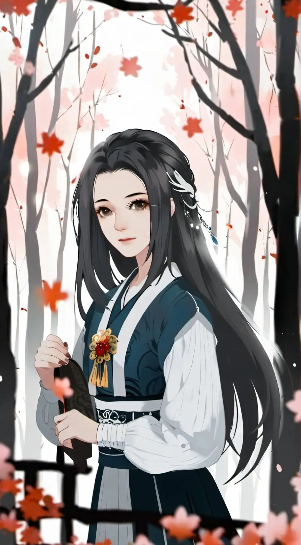 ai character: Rose background