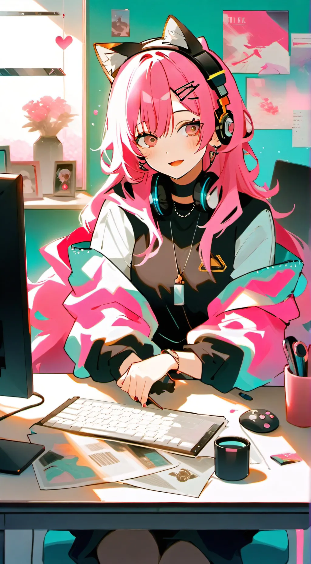 ai character: Mika background