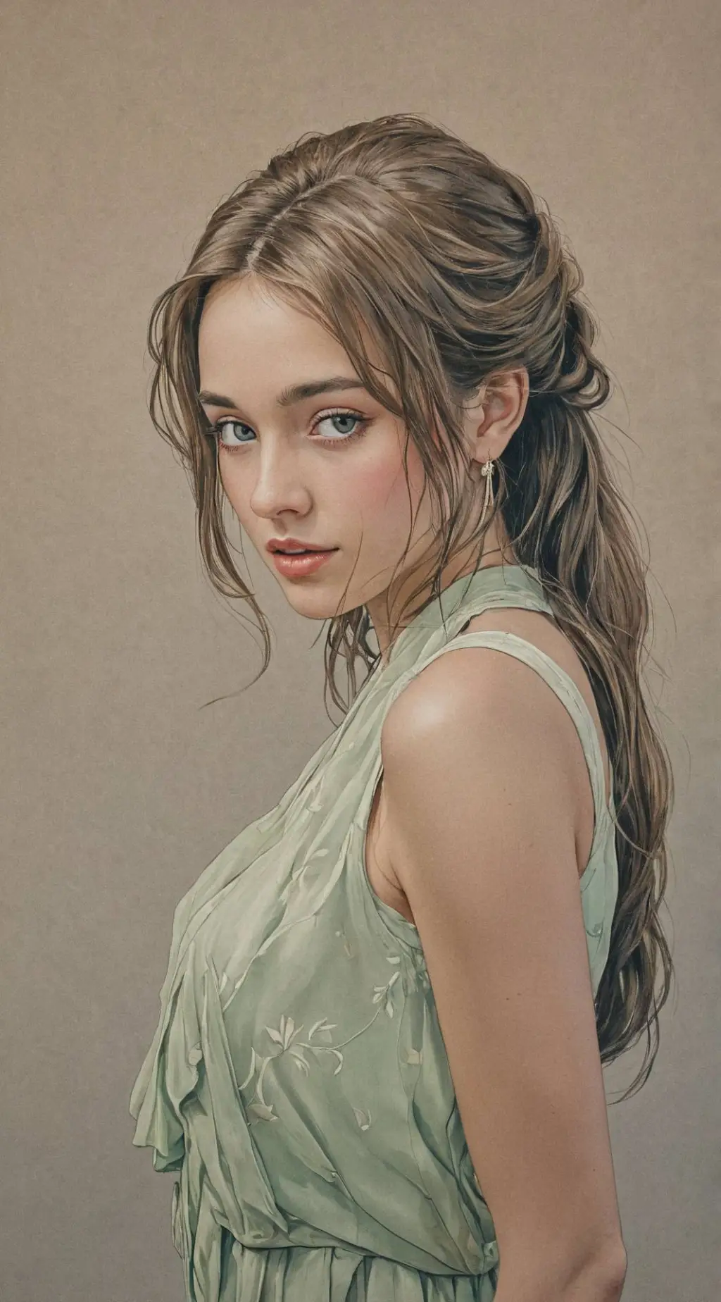 ai character: Brittany Murphy  background