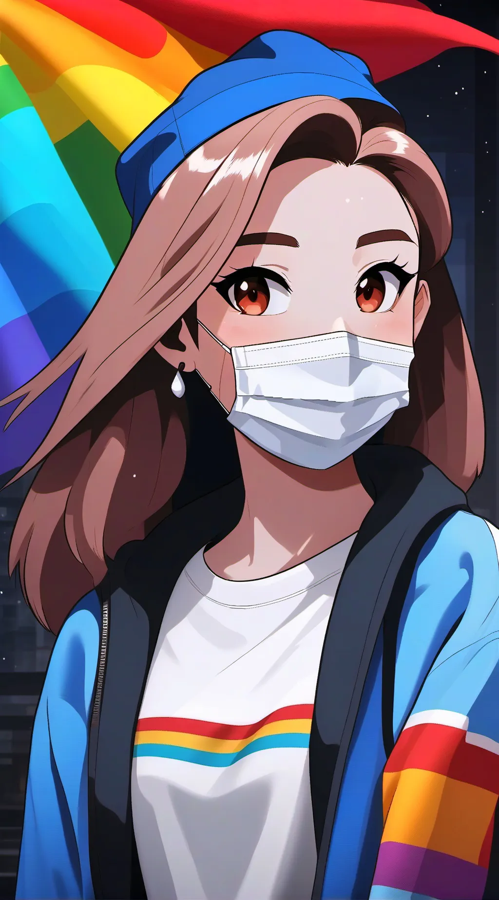 ai character: Gay test  background