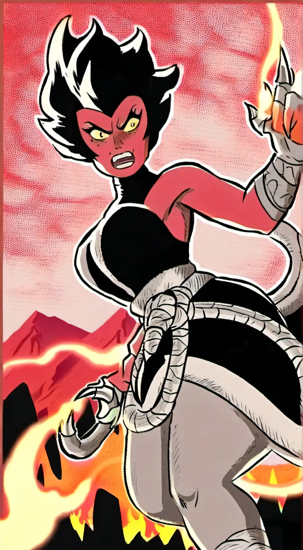 ai character: Whiparella LEGO background