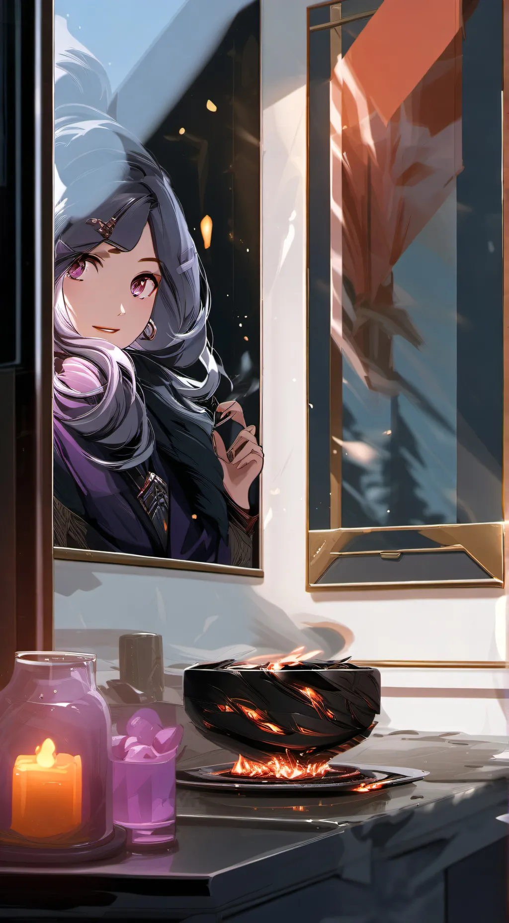 ai character: Skz x fan sign background