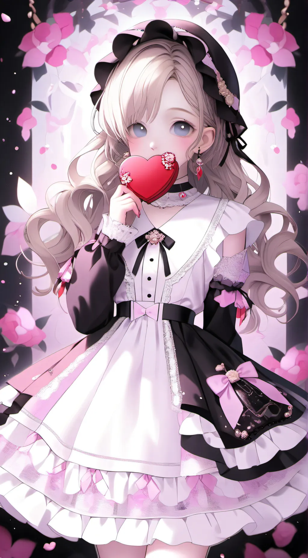 ai character: MHA + digit circus background