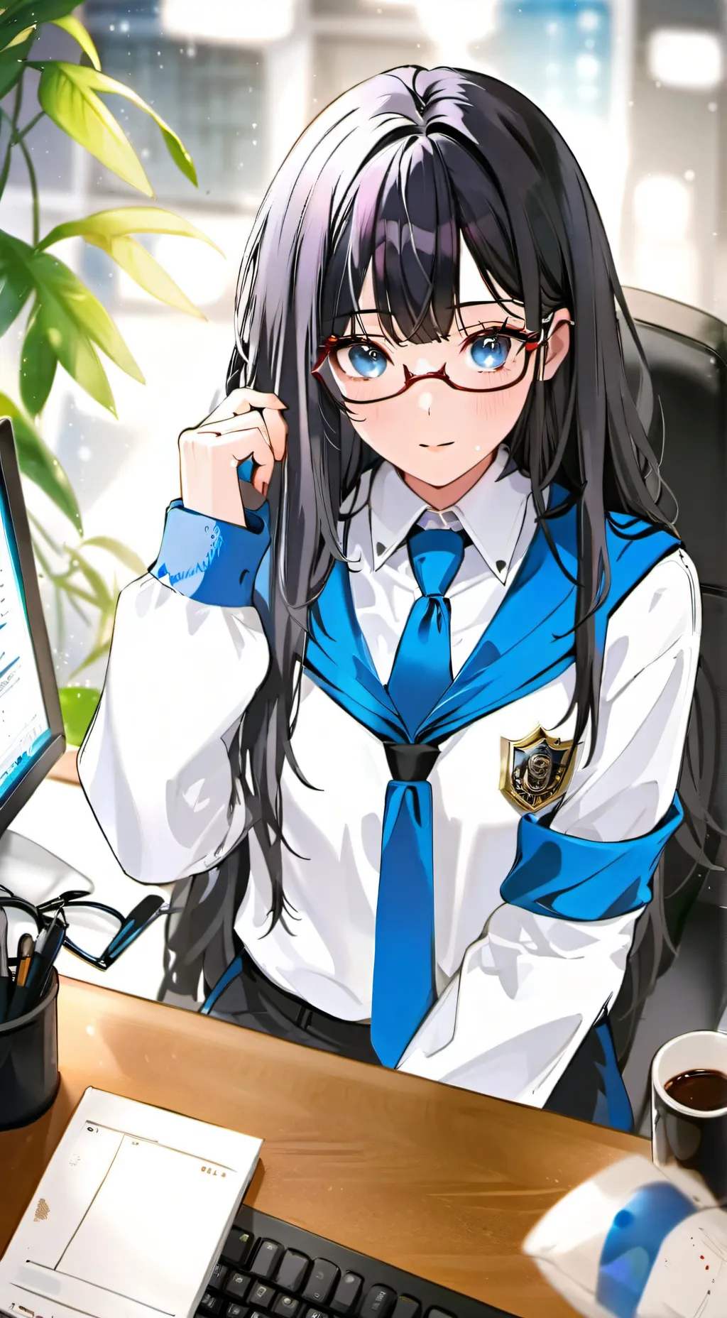 ai character: Kasumi background